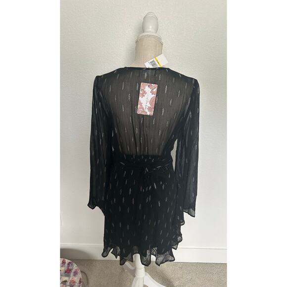 Band of the Free Black and Silver Evette Dress- M - Picture 7 of 8